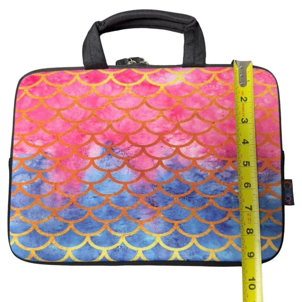Mermaid Neoprene Laptop Computer Case Zip Around Tablet Protector Sleeve Bag‎